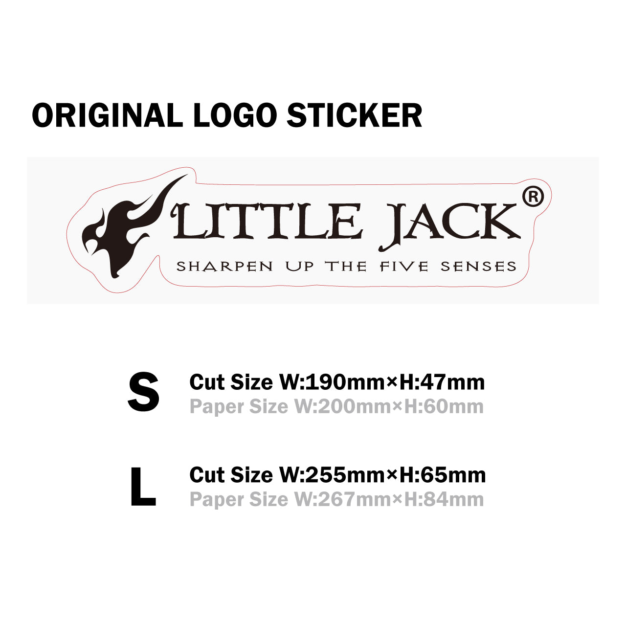 【LITTLE JACK】ORIGINAL STICKER　オリジナルステッカー
